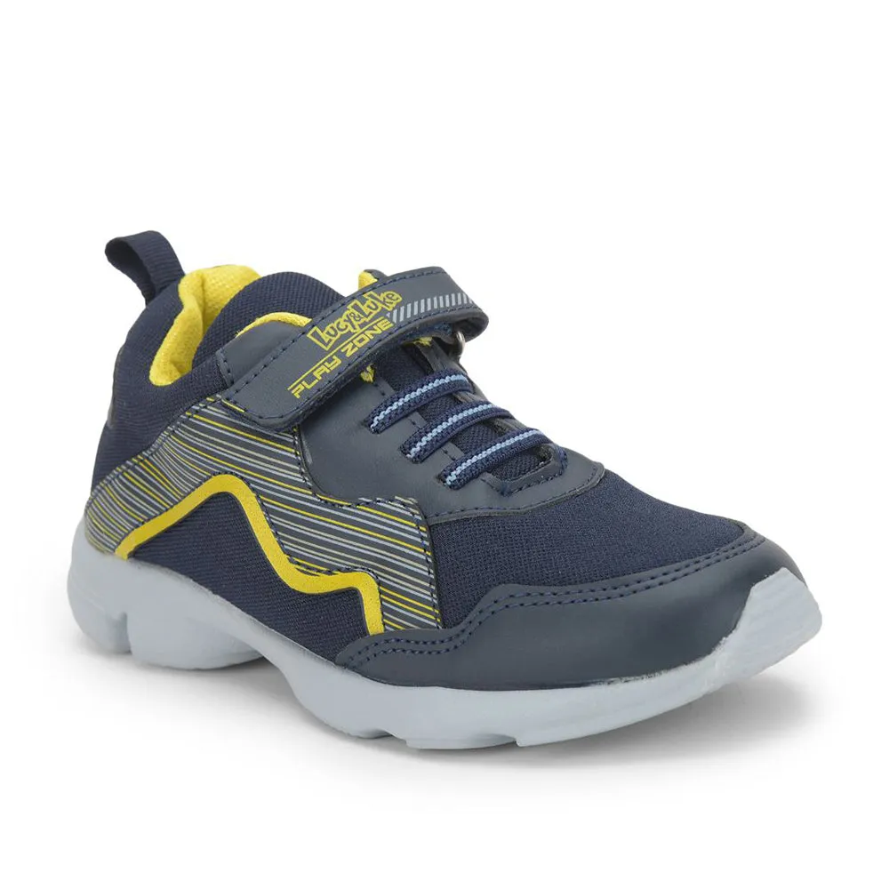 Lucy & Luke (Blue) Casual Non Lacing Shoes For Kids KSN-31 By Liberty