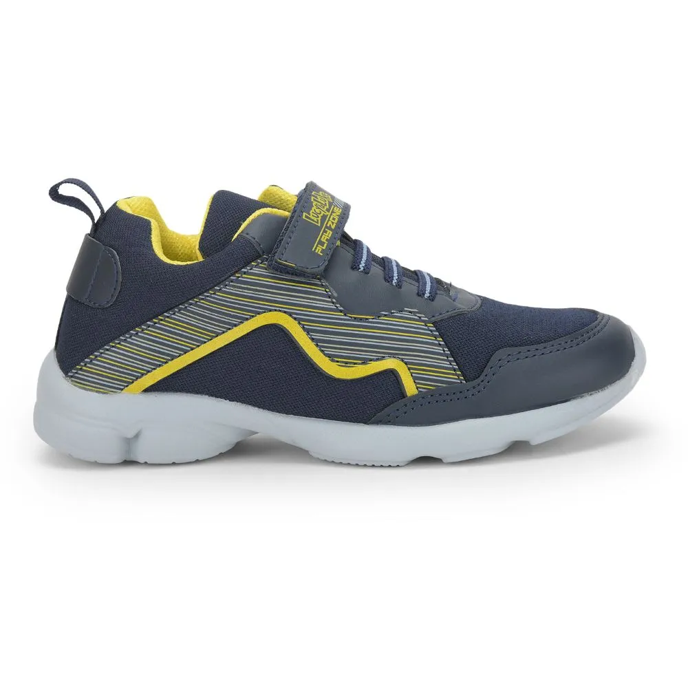 Lucy & Luke (Blue) Casual Non Lacing Shoes For Kids KSN-31 By Liberty