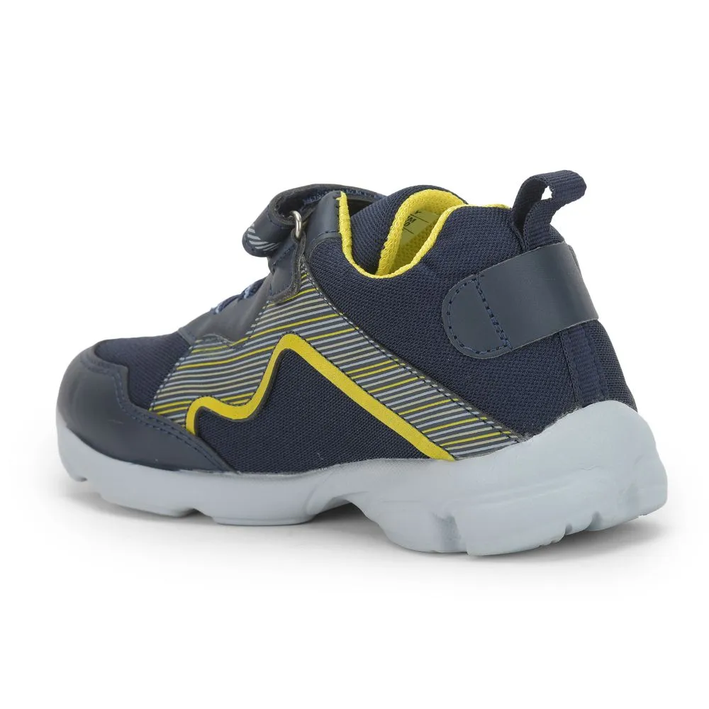 Lucy & Luke (Blue) Casual Non Lacing Shoes For Kids KSN-31 By Liberty