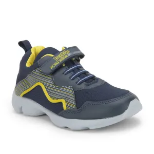 Lucy & Luke (Blue) Casual Non Lacing Shoes For Kids KSN-31 By Liberty