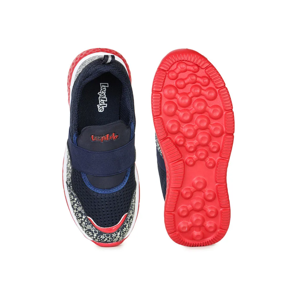 Lucy & Luke (Blue) Sports Non Lacing Shoes For Kids Splash-2 By Liberty