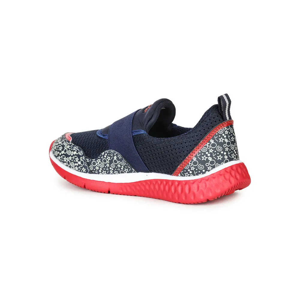Lucy & Luke (Blue) Sports Non Lacing Shoes For Kids Splash-2 By Liberty