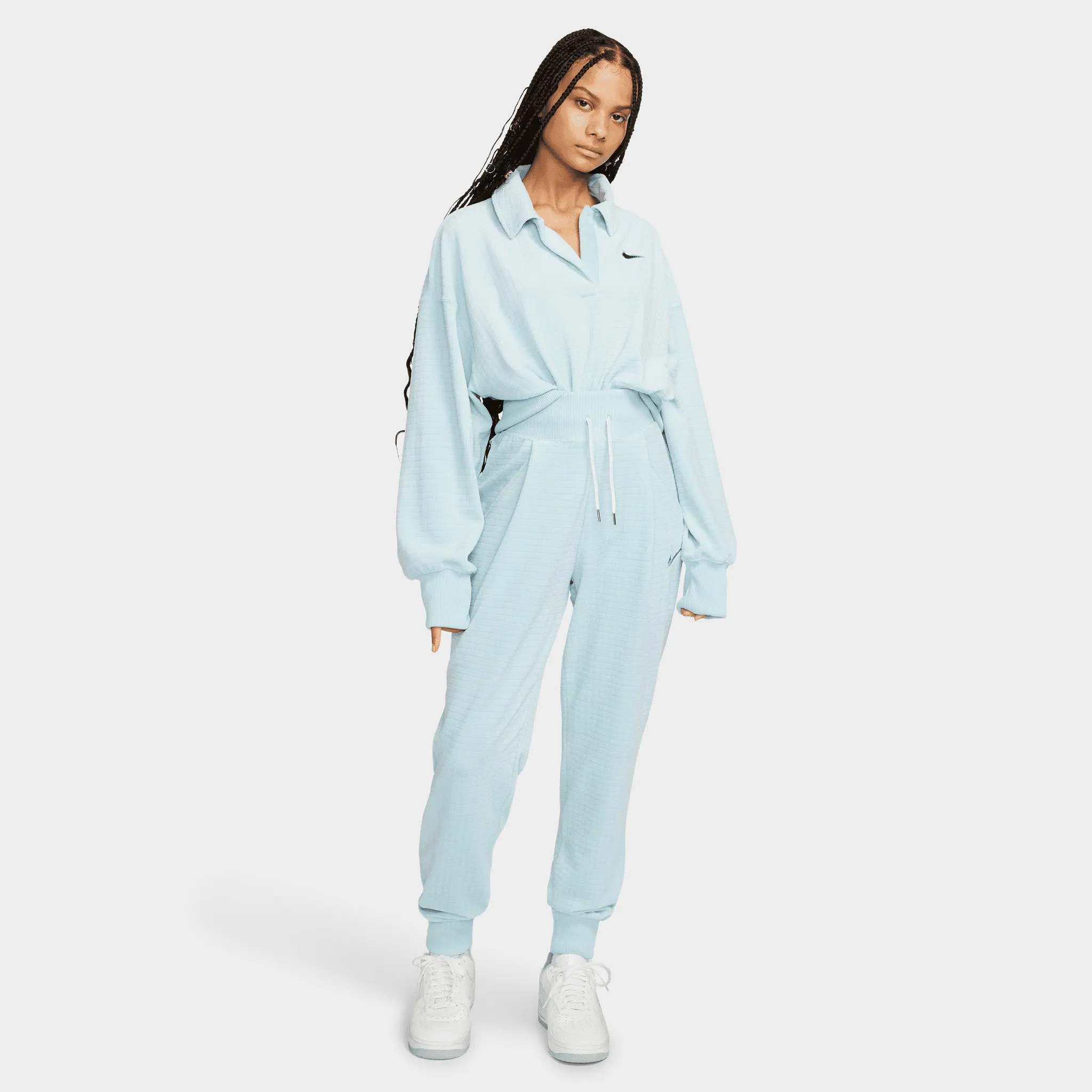 Nike Women's Sportswear Velour High-Rise Joggers Ocean Bliss / Noise Aqua