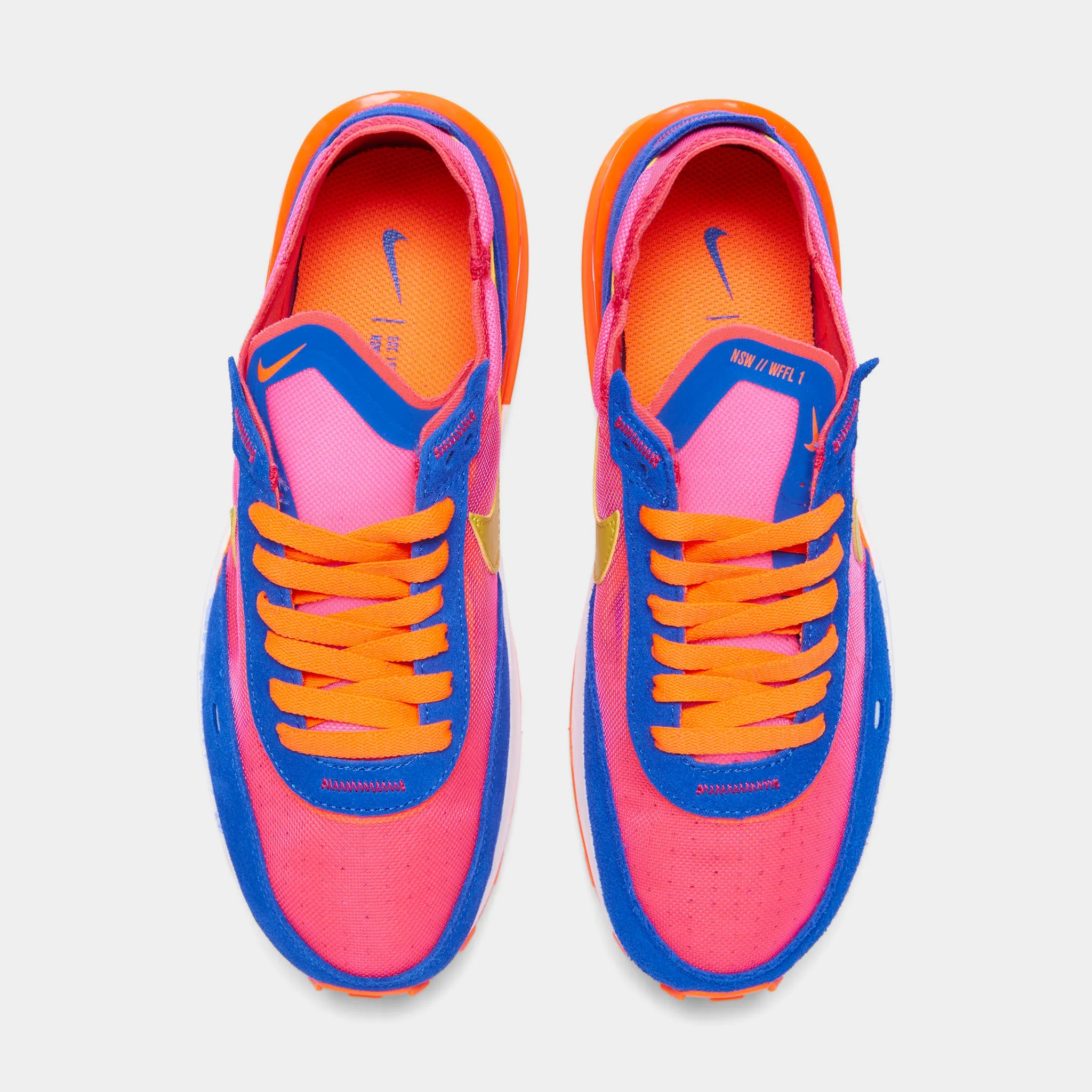 Nike Women's Waffle One Racer Blue / Bright Citron - Hyper Pink