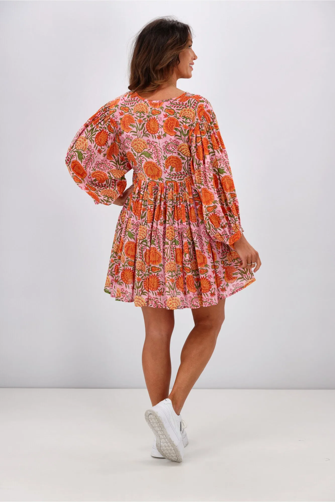 Peacock Feather Marika Top Floral