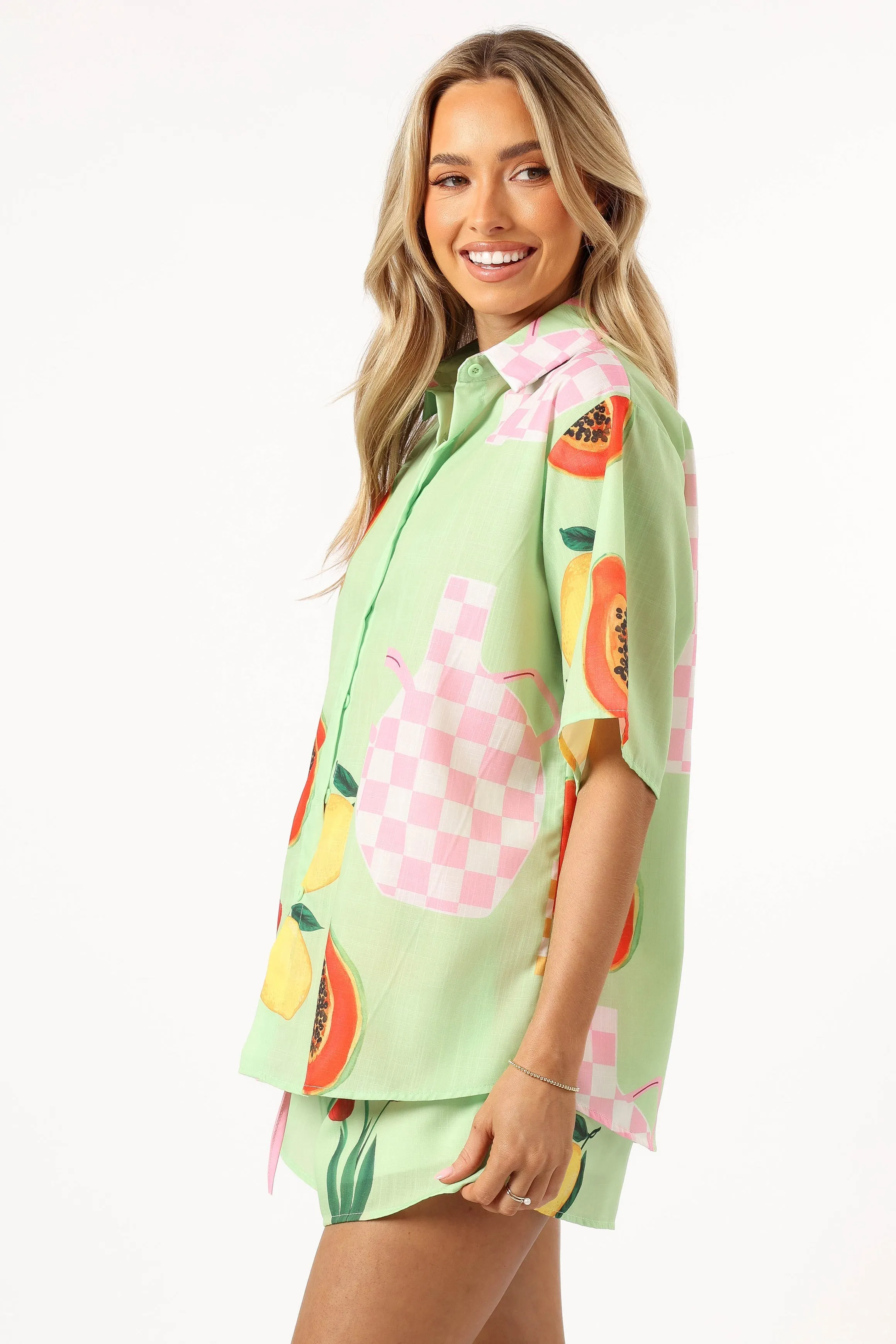 Piccolo Short Set - Green Papaya