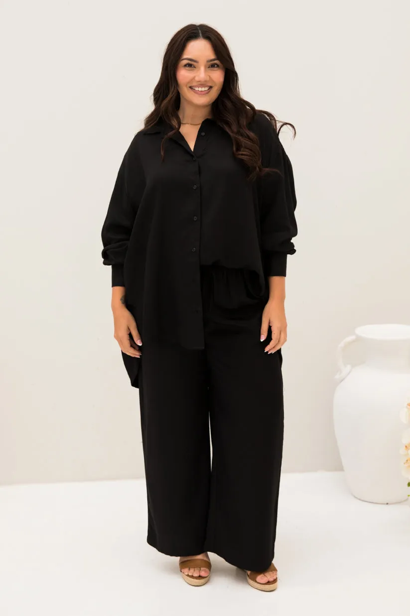 PQ Collection Amore Shirt Black