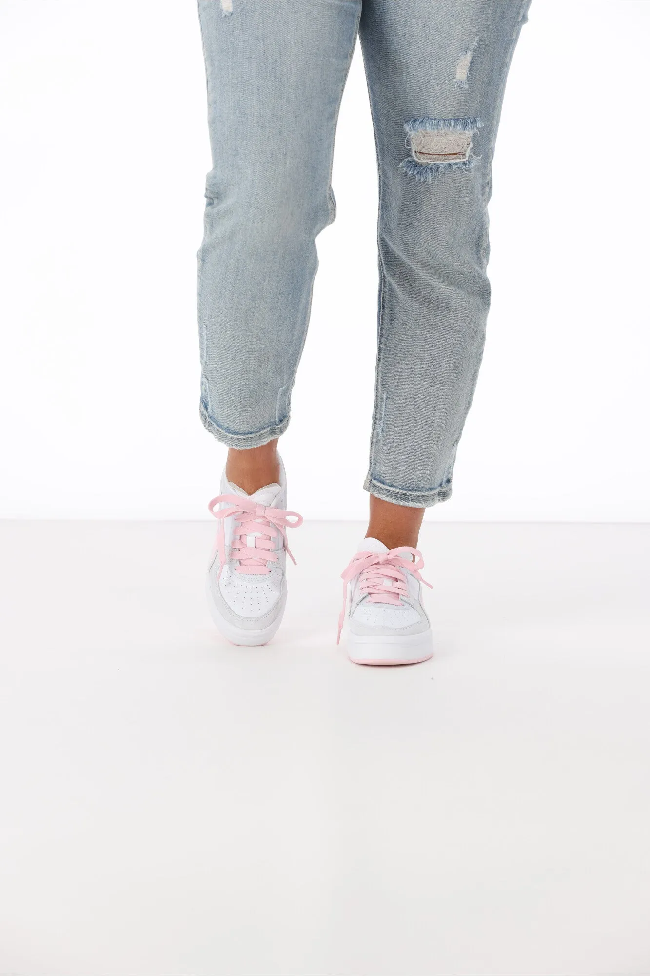 Puma CA Pro Queen Of <3s Womens White Whisp Pink Silver Mist