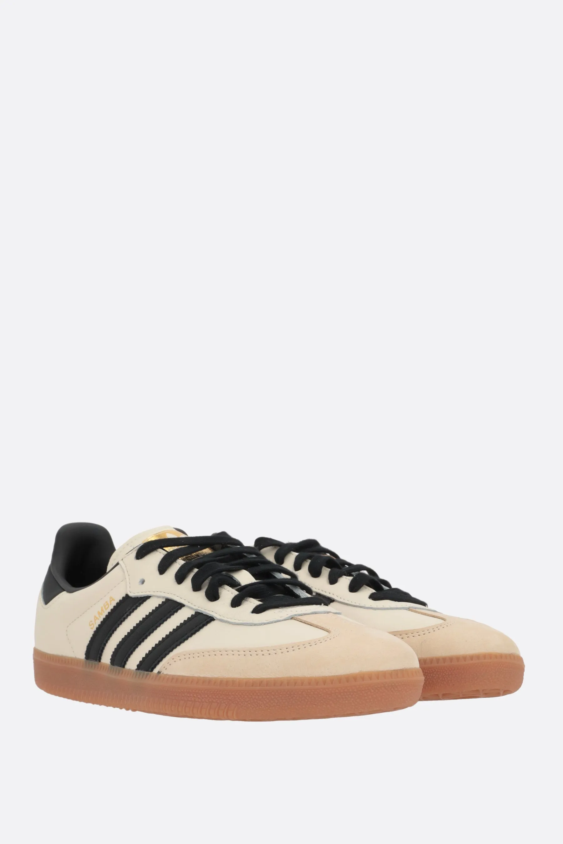 Samba OG W smooth leather and nabuk sneakers