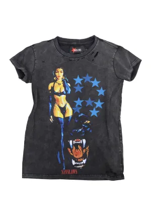 SANSLAWS丨Distressed Graphic T-Shirt