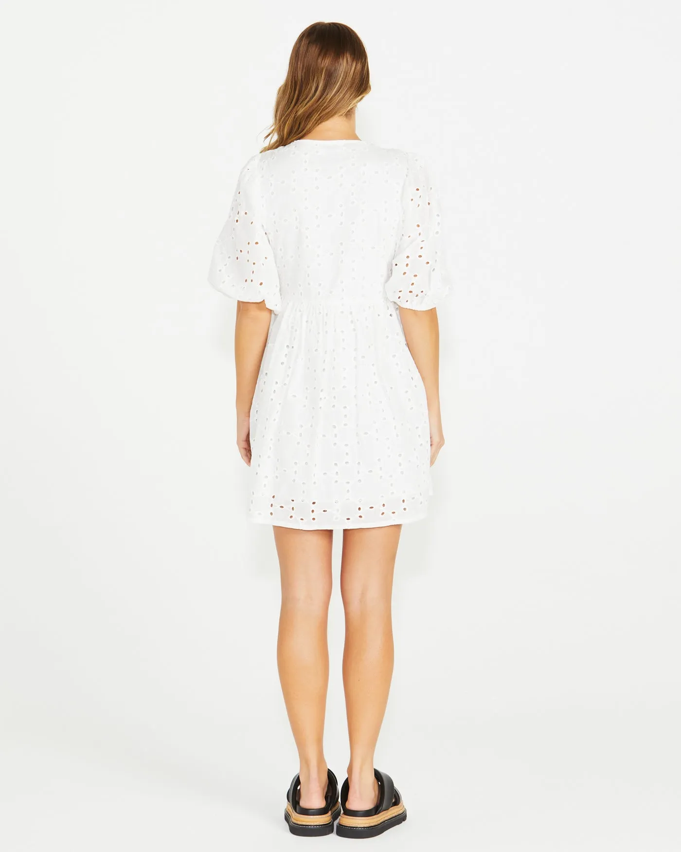 Sass Kirby Wrap Dress Ivory