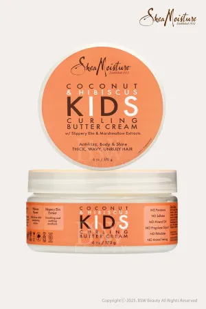 SHEA MOISTURE COCONUT & HIBISCUS KIDS CURLING BUTTER CREAM 6oz