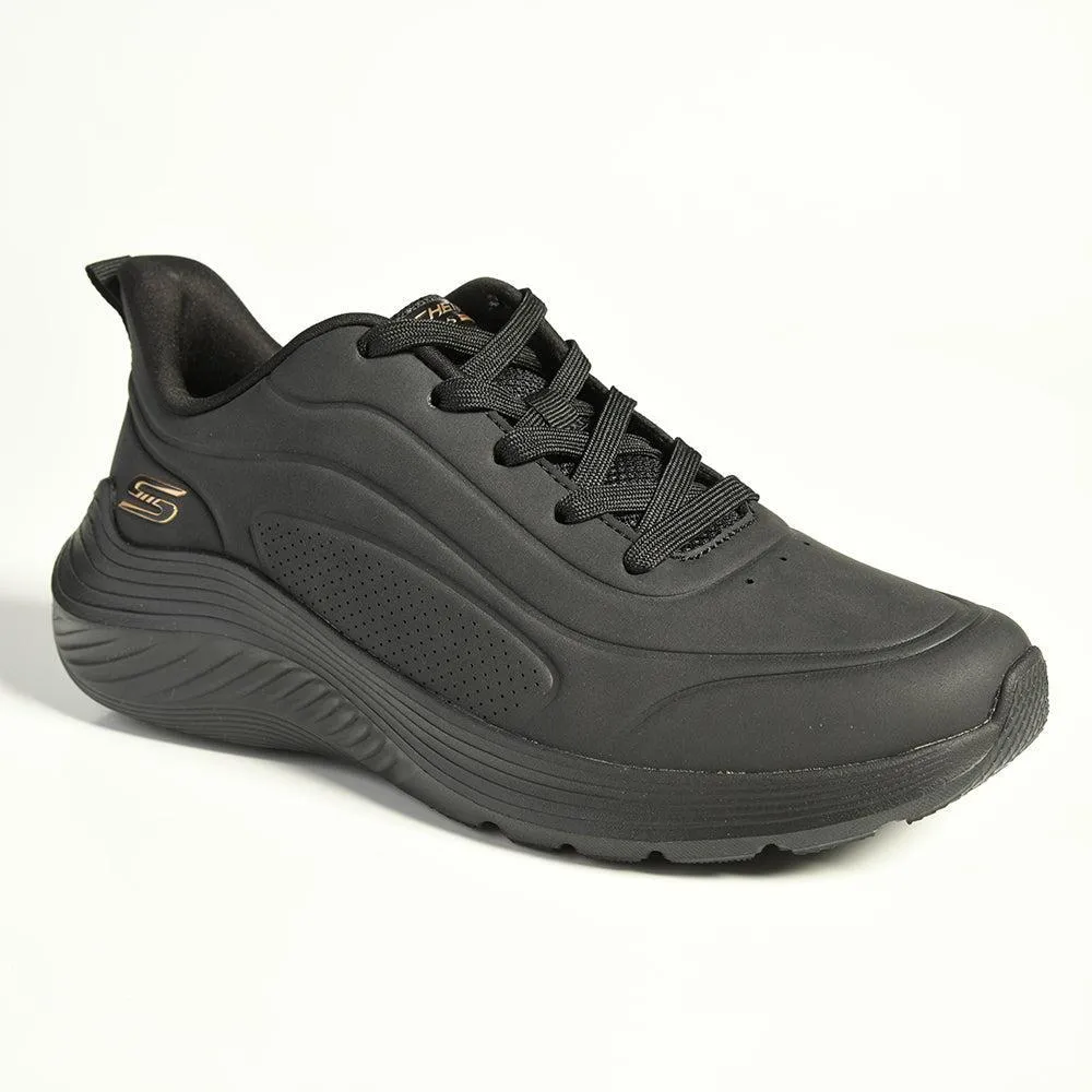 Skechers Bobs Squad Waves Sports Sneaker - Black
