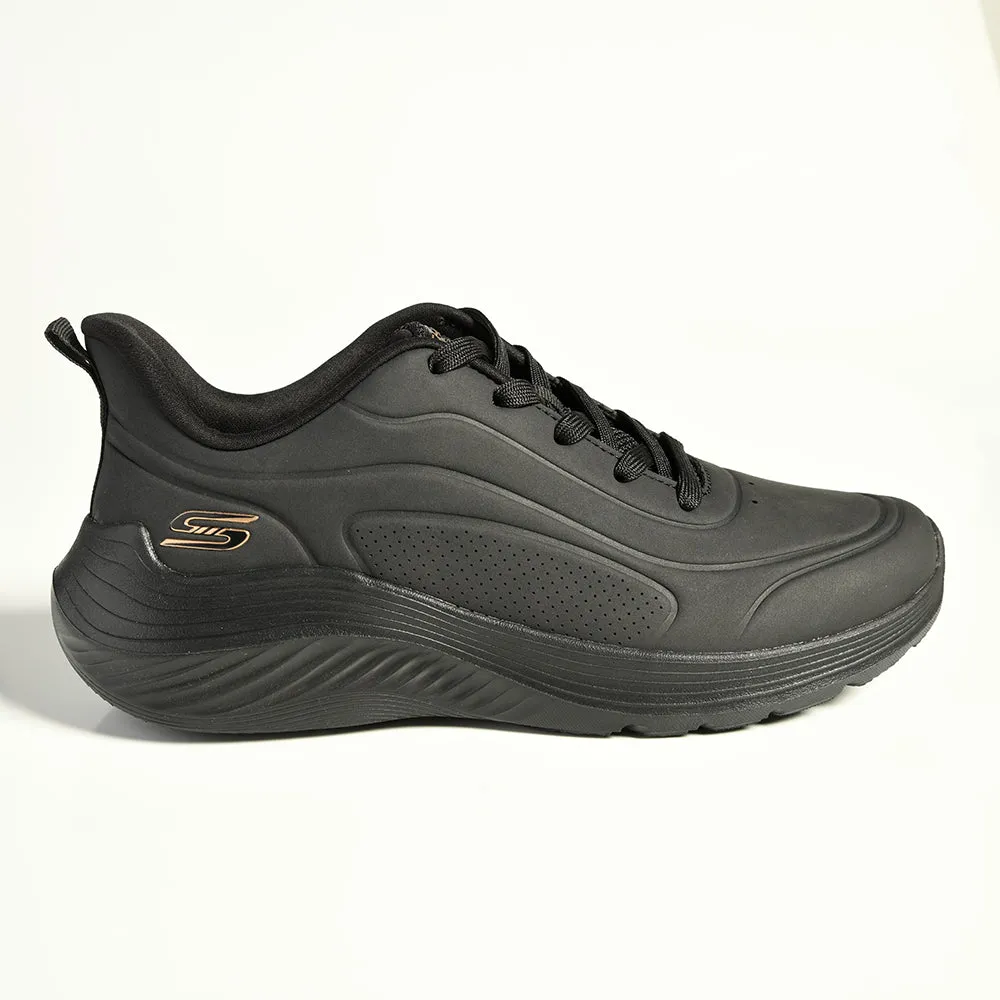 Skechers Bobs Squad Waves Sports Sneaker - Black