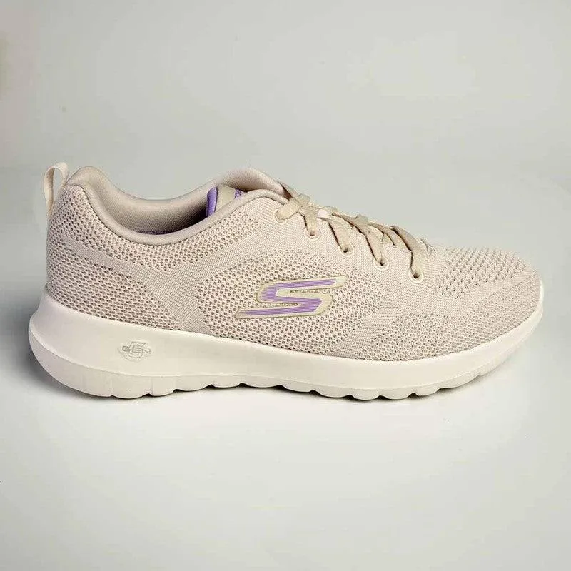 Skechers Go Walk Joy Lace Up Sneaker - Natural Purple