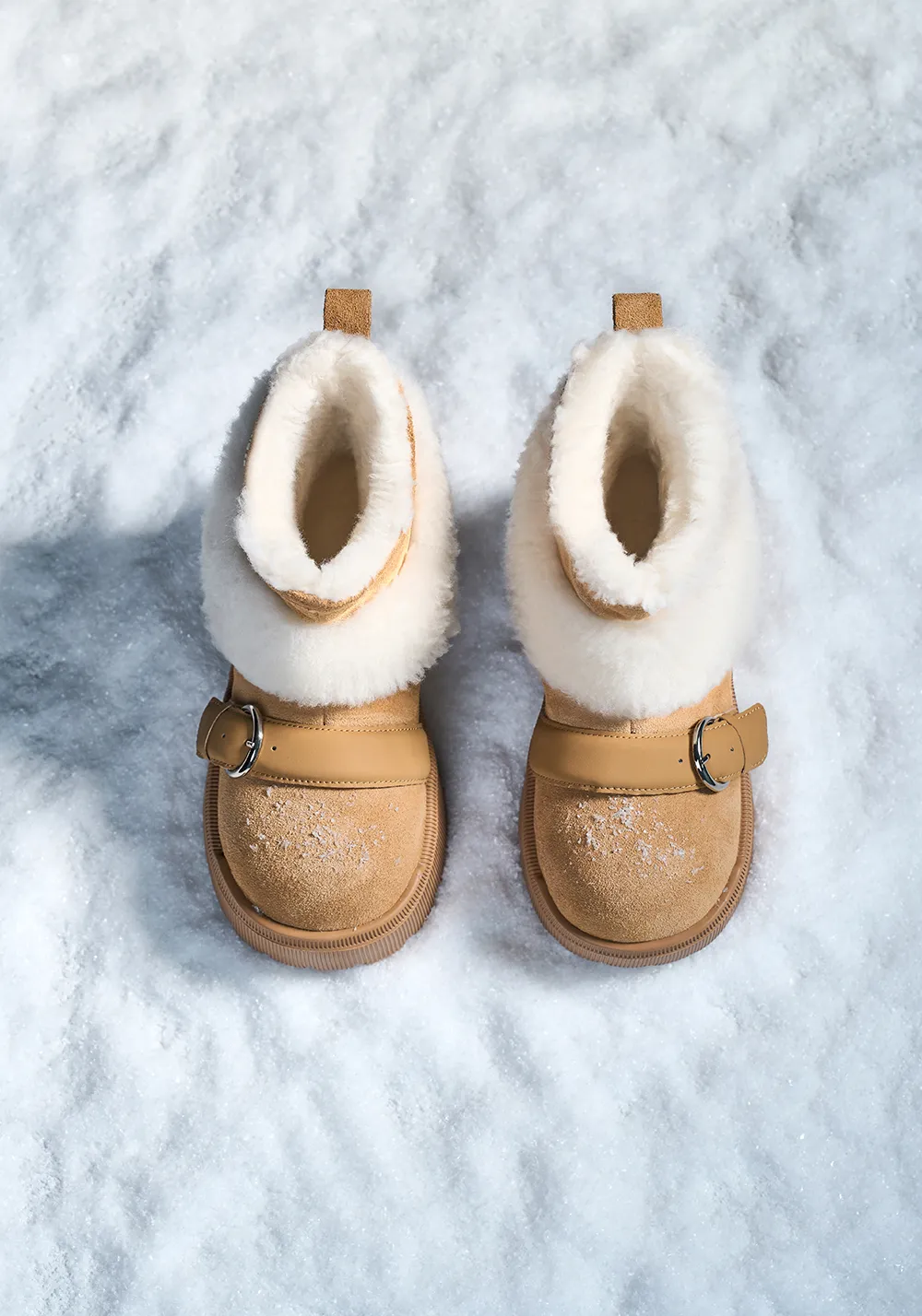 SMILEY丨Short Snow Boots-Camel