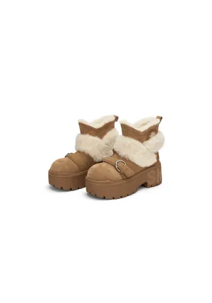 SMILEY丨Short Snow Boots-Camel
