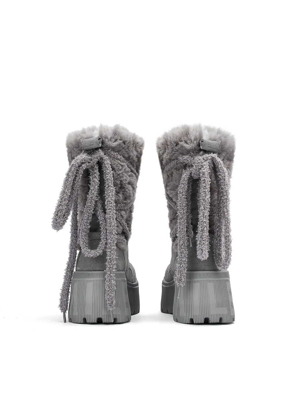 SMILEY丨Tall Snow Boots-Gray