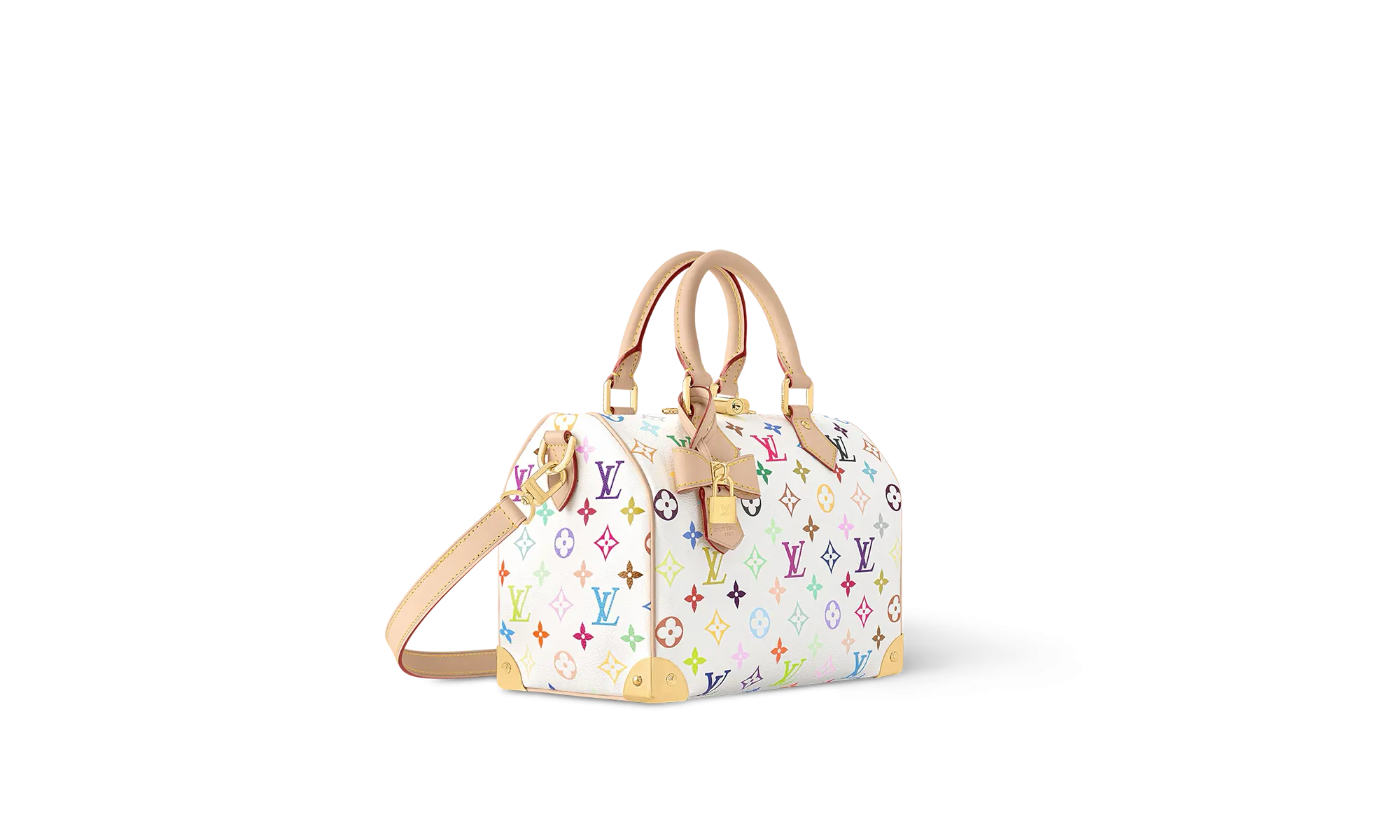 Speedy Bandouliere 25 "Takashi Murakami - White"