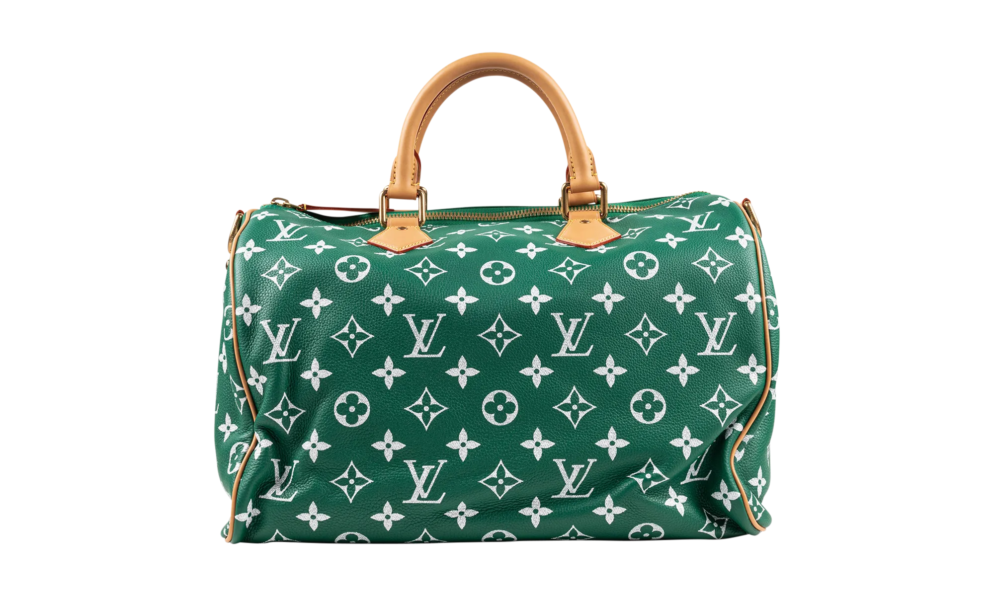 Speedy P9 Bandoulière 40 "Monogram Leather Green"