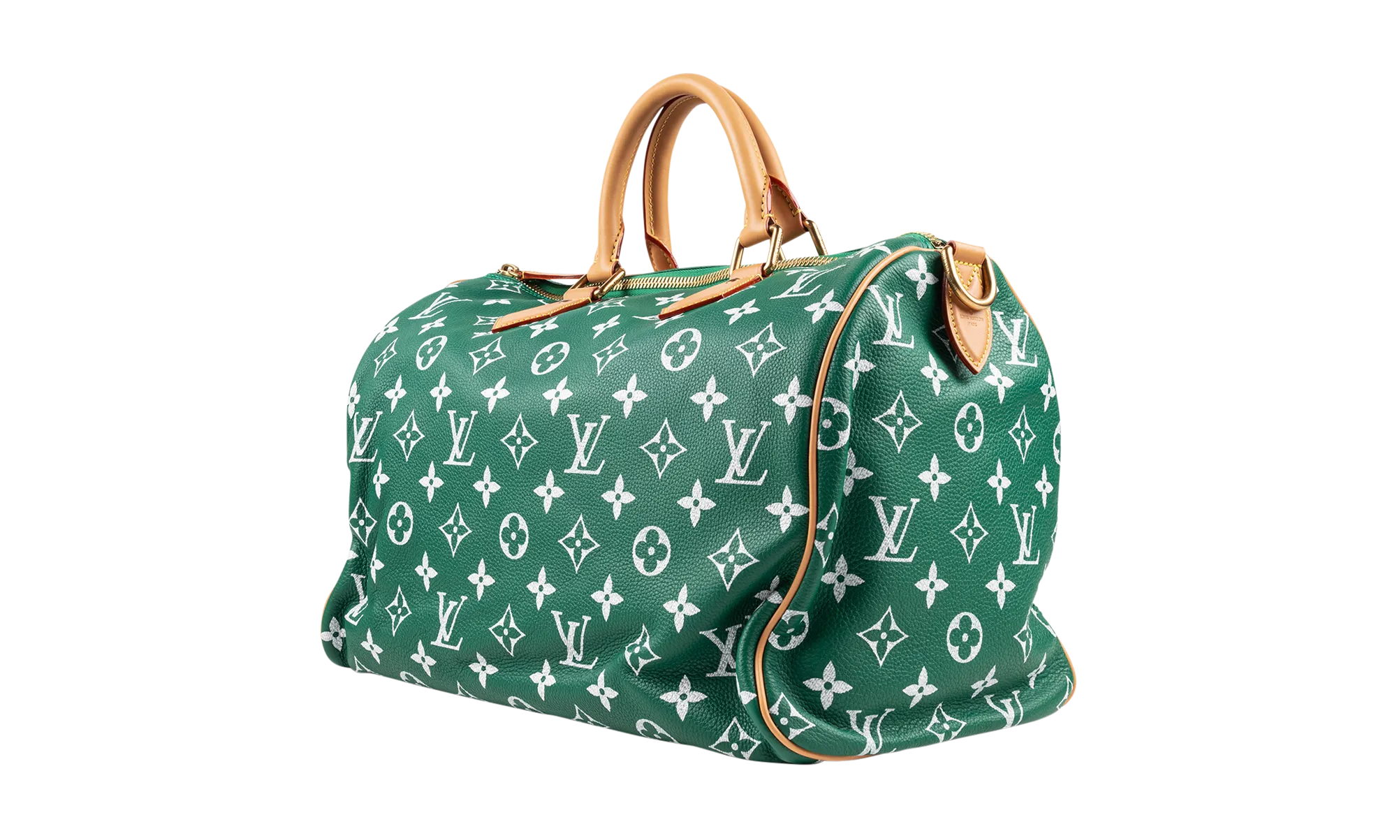 Speedy P9 Bandoulière 40 "Monogram Leather Green"