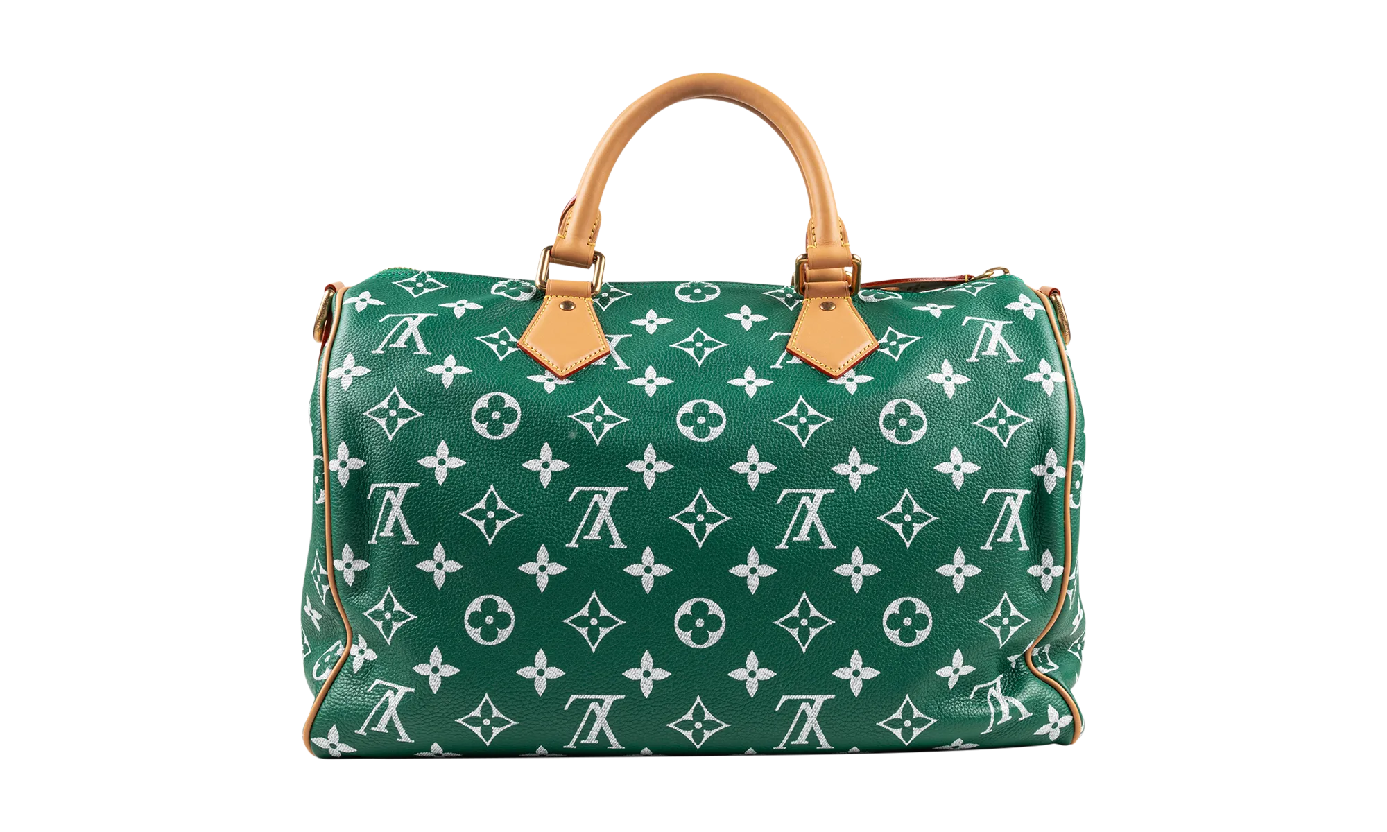 Speedy P9 Bandoulière 40 "Monogram Leather Green"