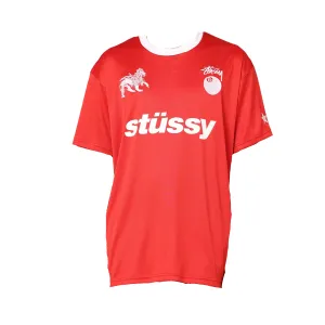 Stüssy Jersey T-shirt Red/White