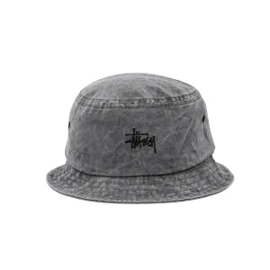 Stüssy Stock Washed Bucket Hat Washed Black