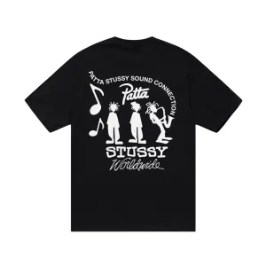 Stüssy x Patta Sound Connection T-shirt Black