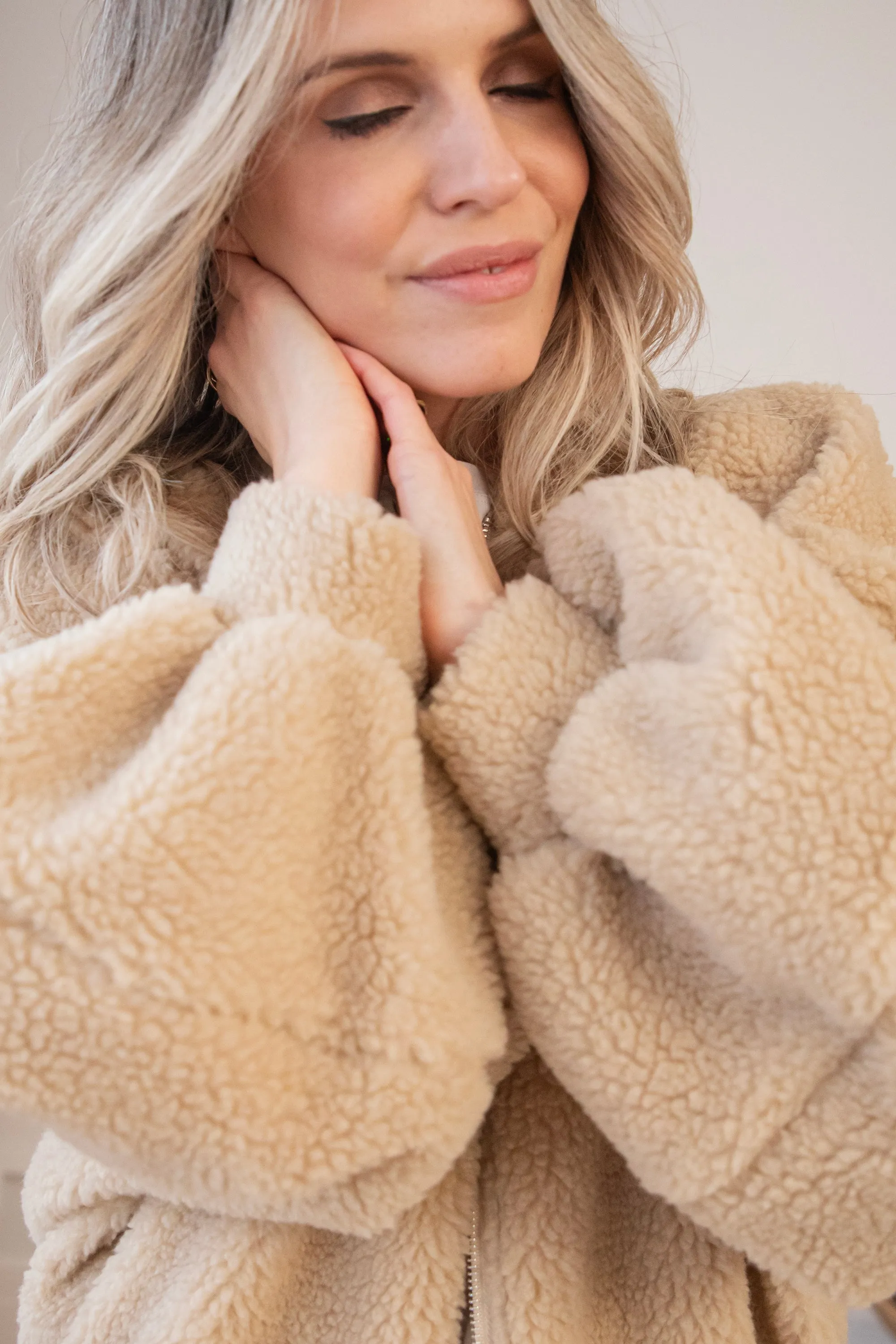 Teddy Snuggle Beige - Jacket