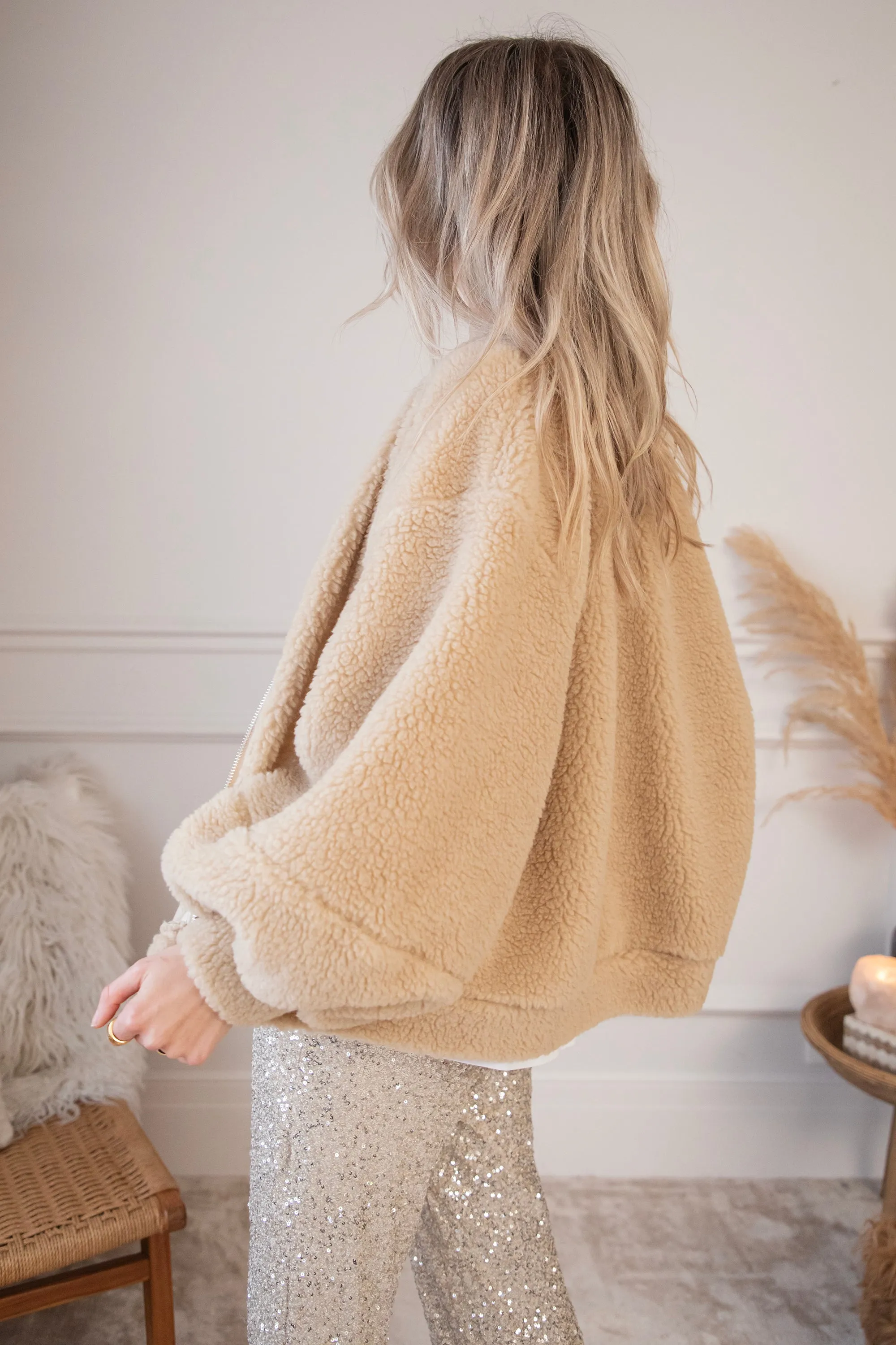 Teddy Snuggle Beige - Jacket