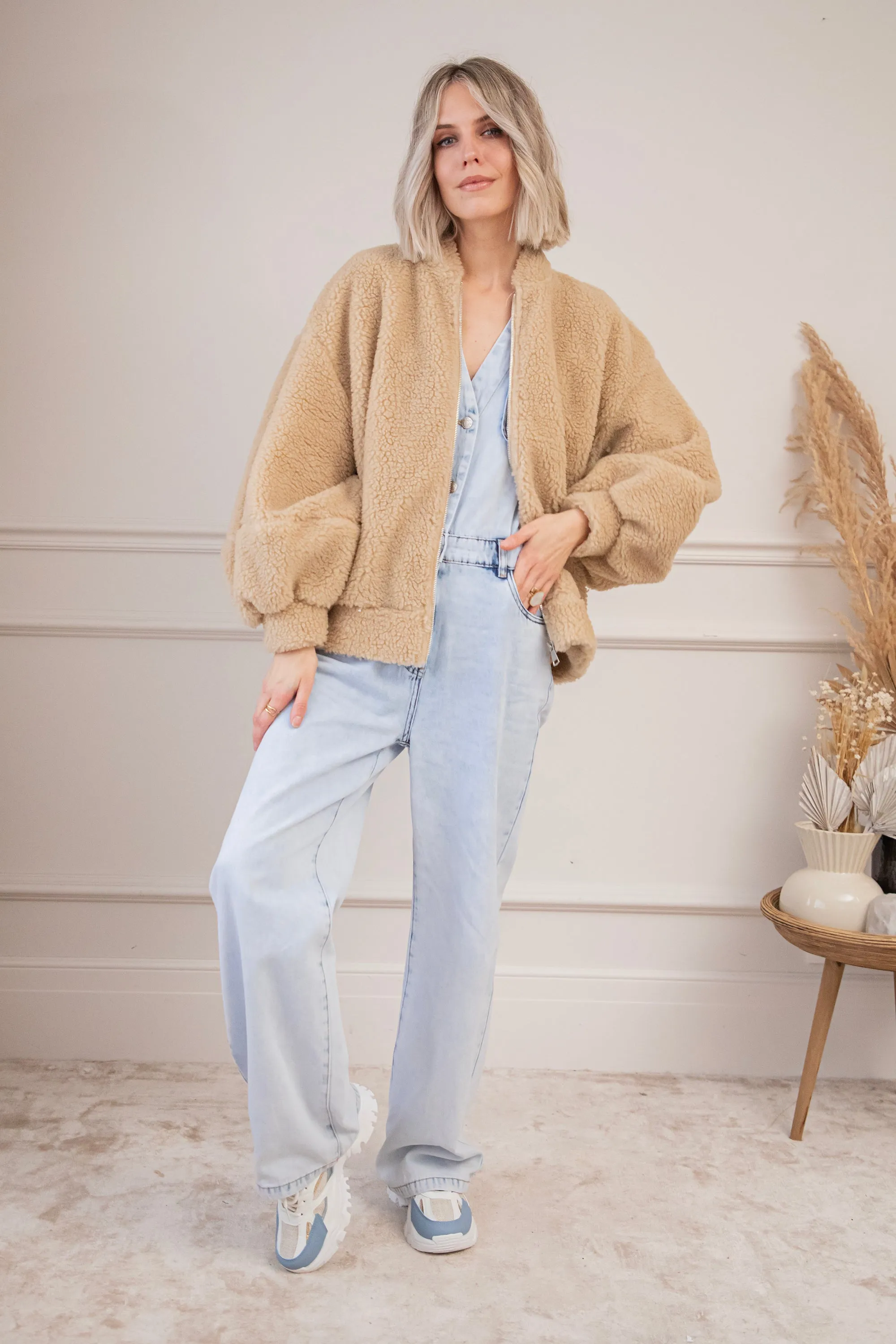 Teddy Snuggle Beige - Jacket