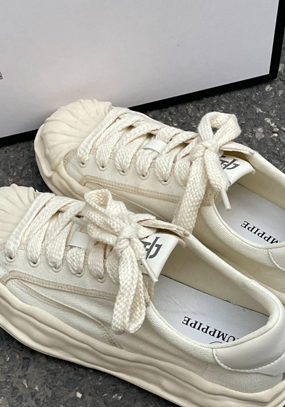 TRUMPPIPE丨Melted Shell-Toe Sneakers