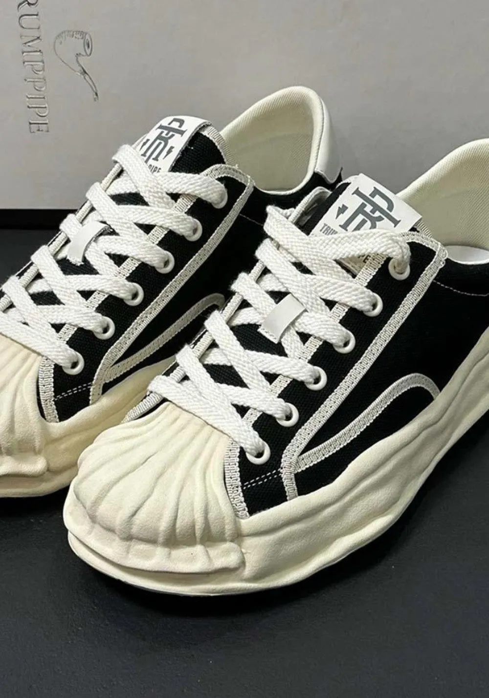 TRUMPPIPE丨Melted Shell-Toe Sneakers