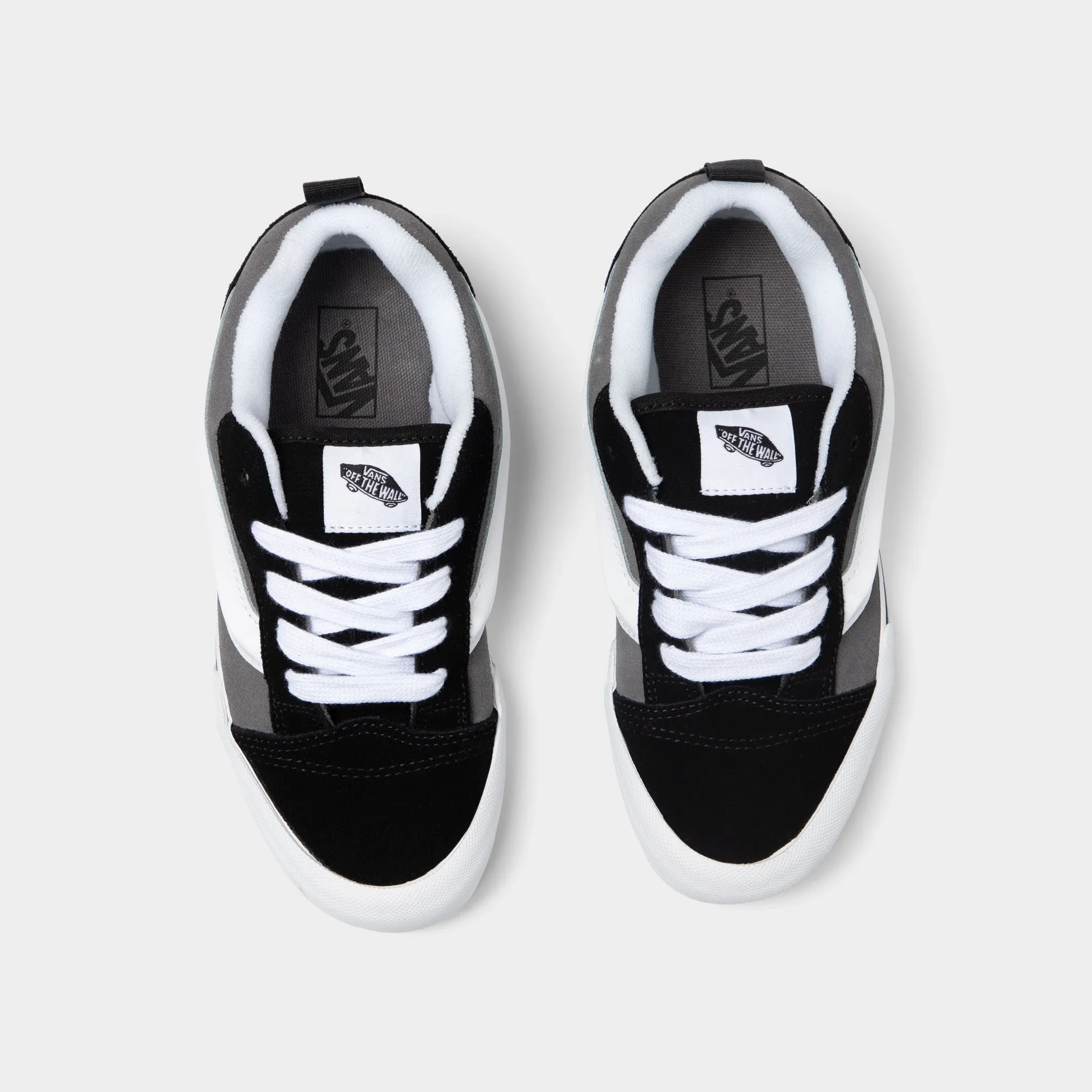 Vans Juniors' Knu Skool Black / Grey - White