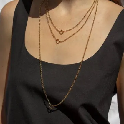 Vienna Charm Necklace 32 in