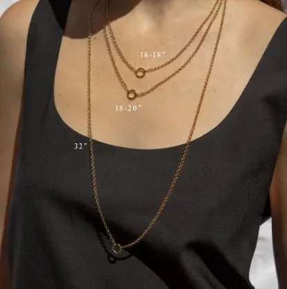 Vienna Charm Necklace 32 in