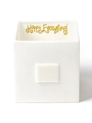 White Small Dot Mini Nesting Cube - Medium