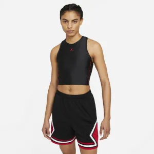 Womens Jordan Essential Racerback Crop Tank Black
