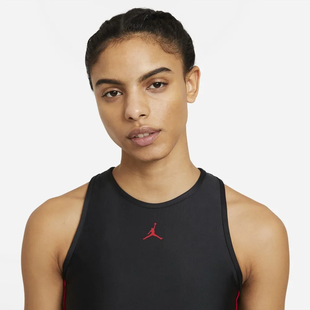 Womens Jordan Essential Racerback Crop Tank Black