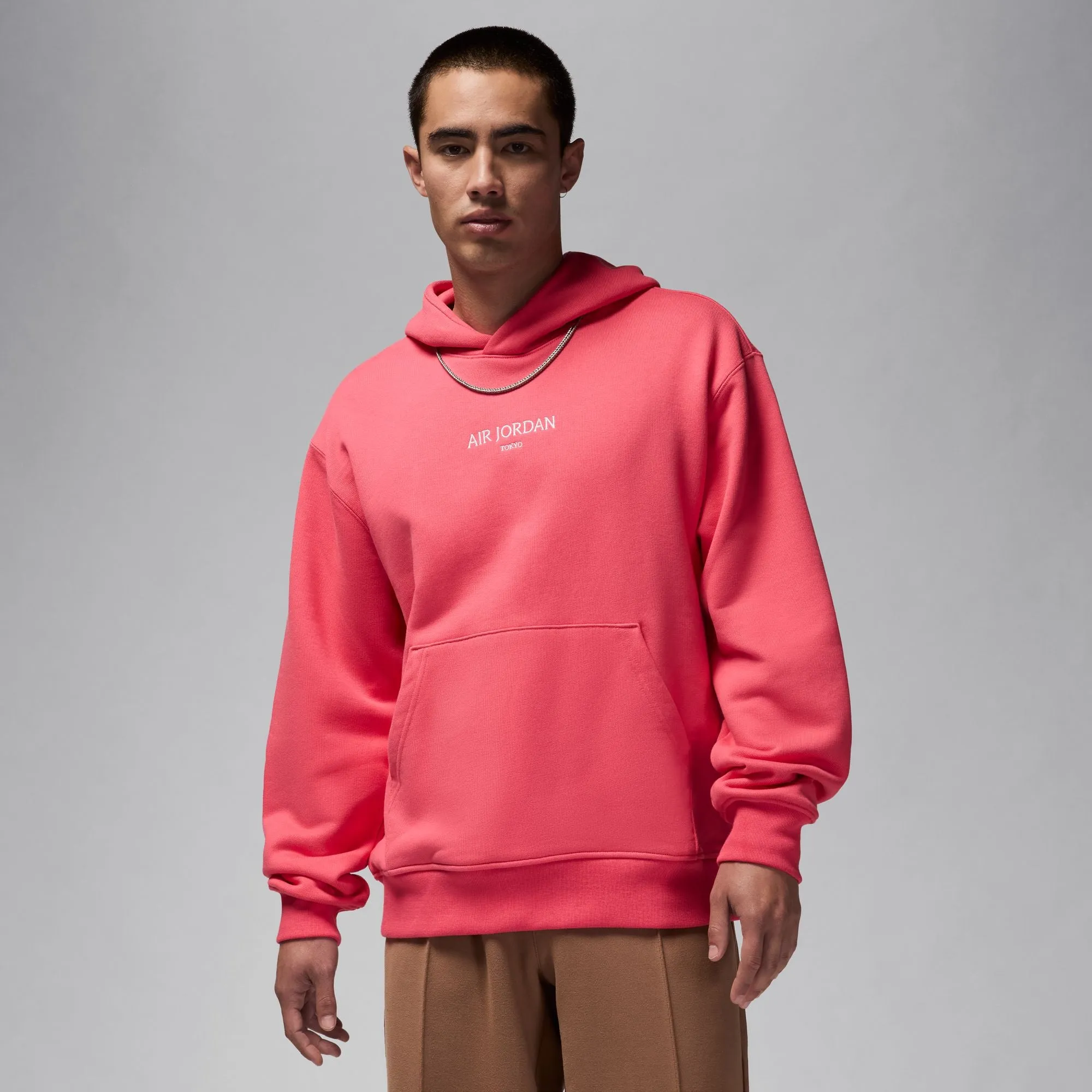 WORDMARK TOKYO FLEECE PULLOVER HOODIE ASTER PINK