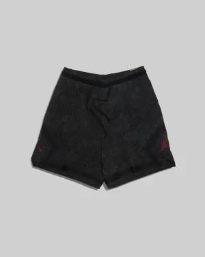 WOVEN DIAMOND SHORTS OFF NOIR/GYM RED