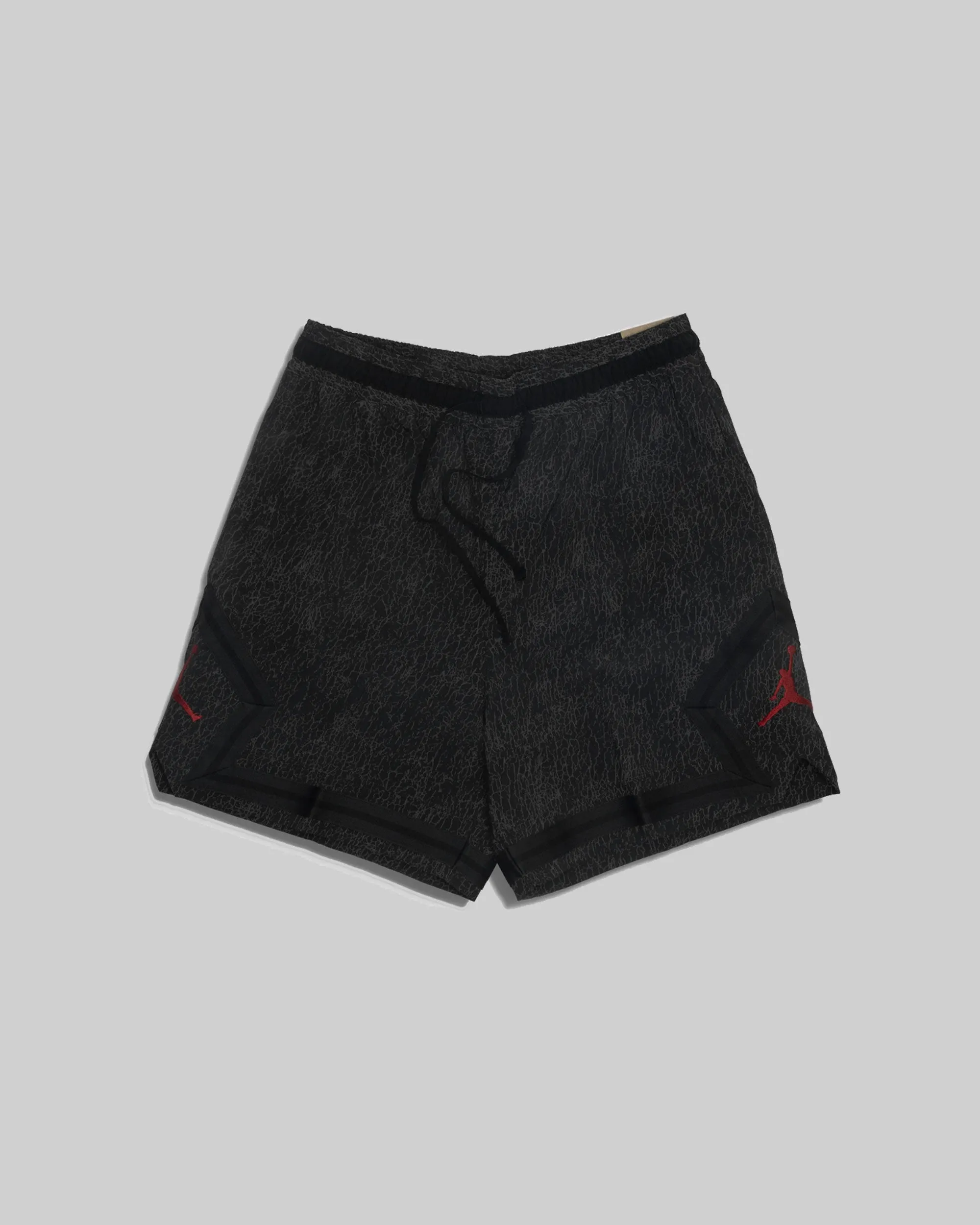 WOVEN DIAMOND SHORTS OFF NOIR/GYM RED
