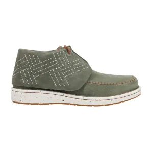 Zila Embroidered Round Toe Moccasin Booties