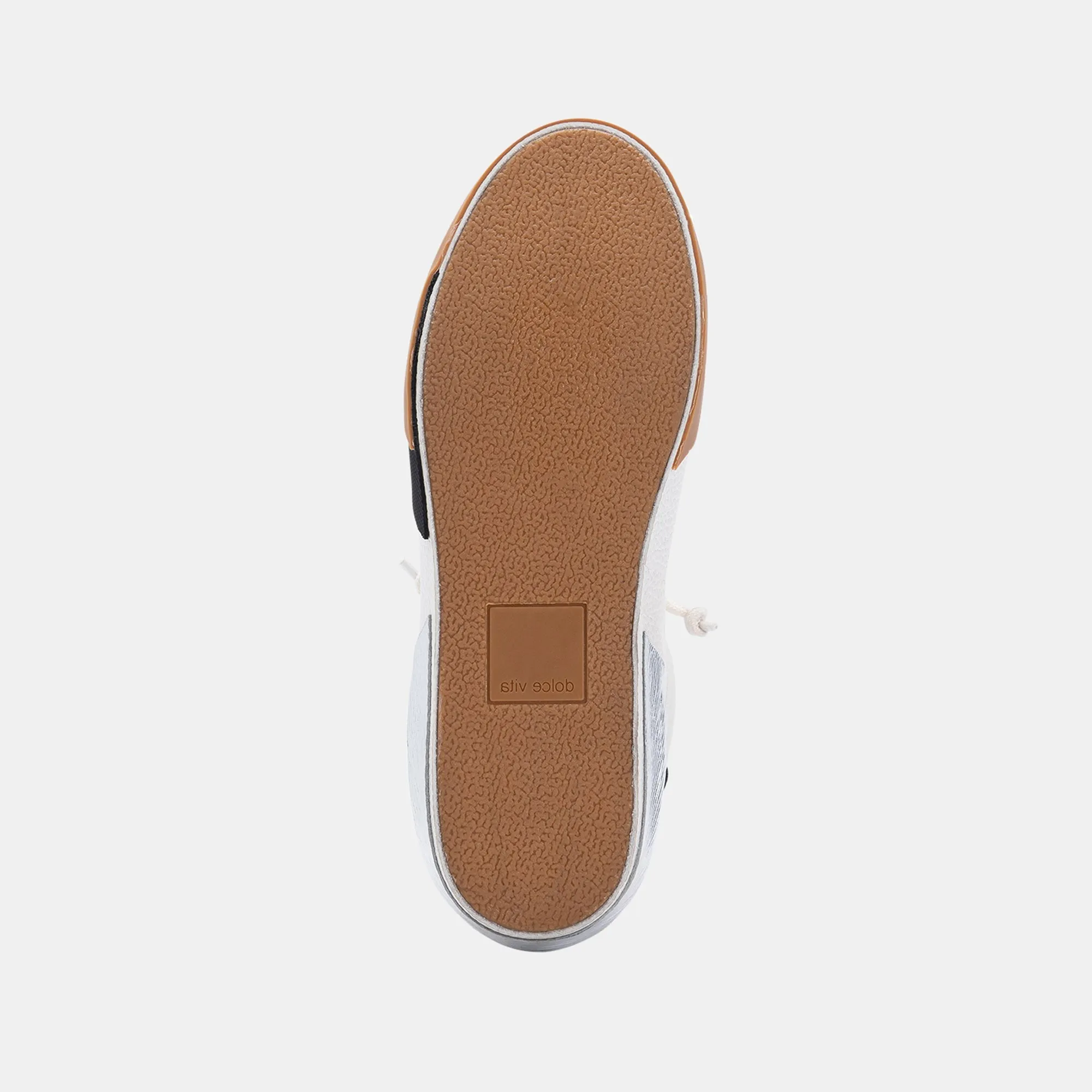 ZINA SNEAKERS WHITE BLACK LEATHER - re:vita